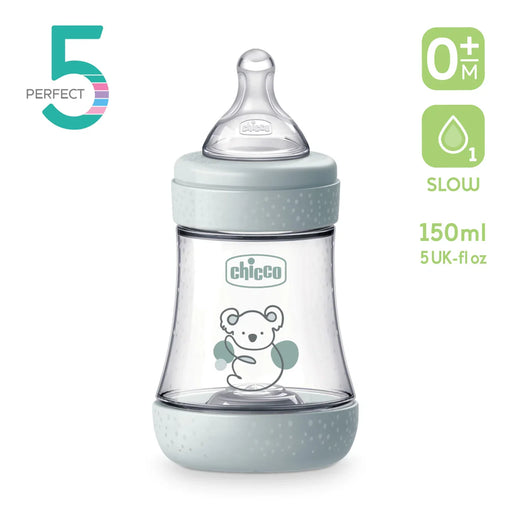 PERFECT 5 Feeding bottle 150ml - SLOW flow - Design D
