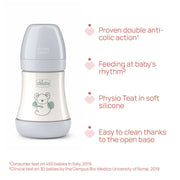 PERFECT 5 Feeding bottle 150ml - SLOW flow - Design D