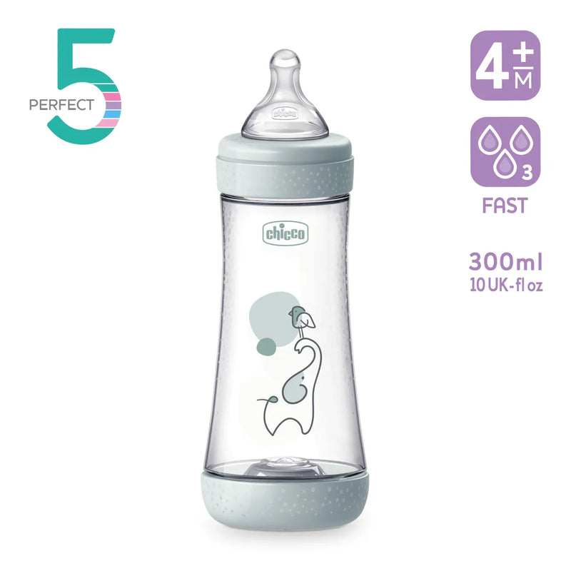 PERFECT 5 Feeding bottle 300ml - FAST flow - Design B