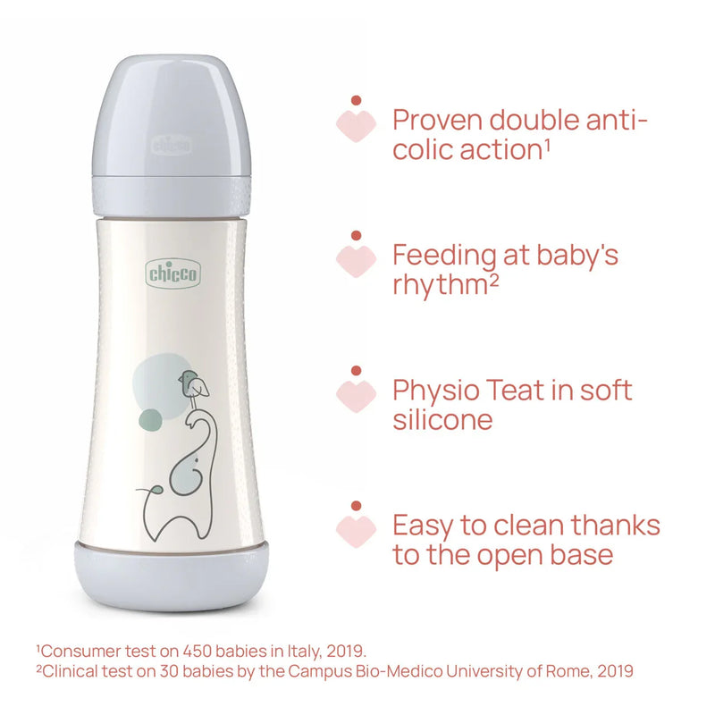 PERFECT 5 Feeding bottle 300ml - FAST flow - Design B